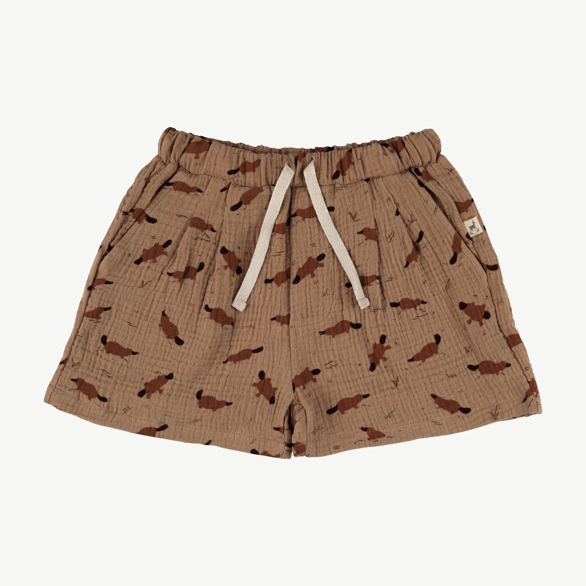 Shorts Marrón Claro - Ornitorrincos