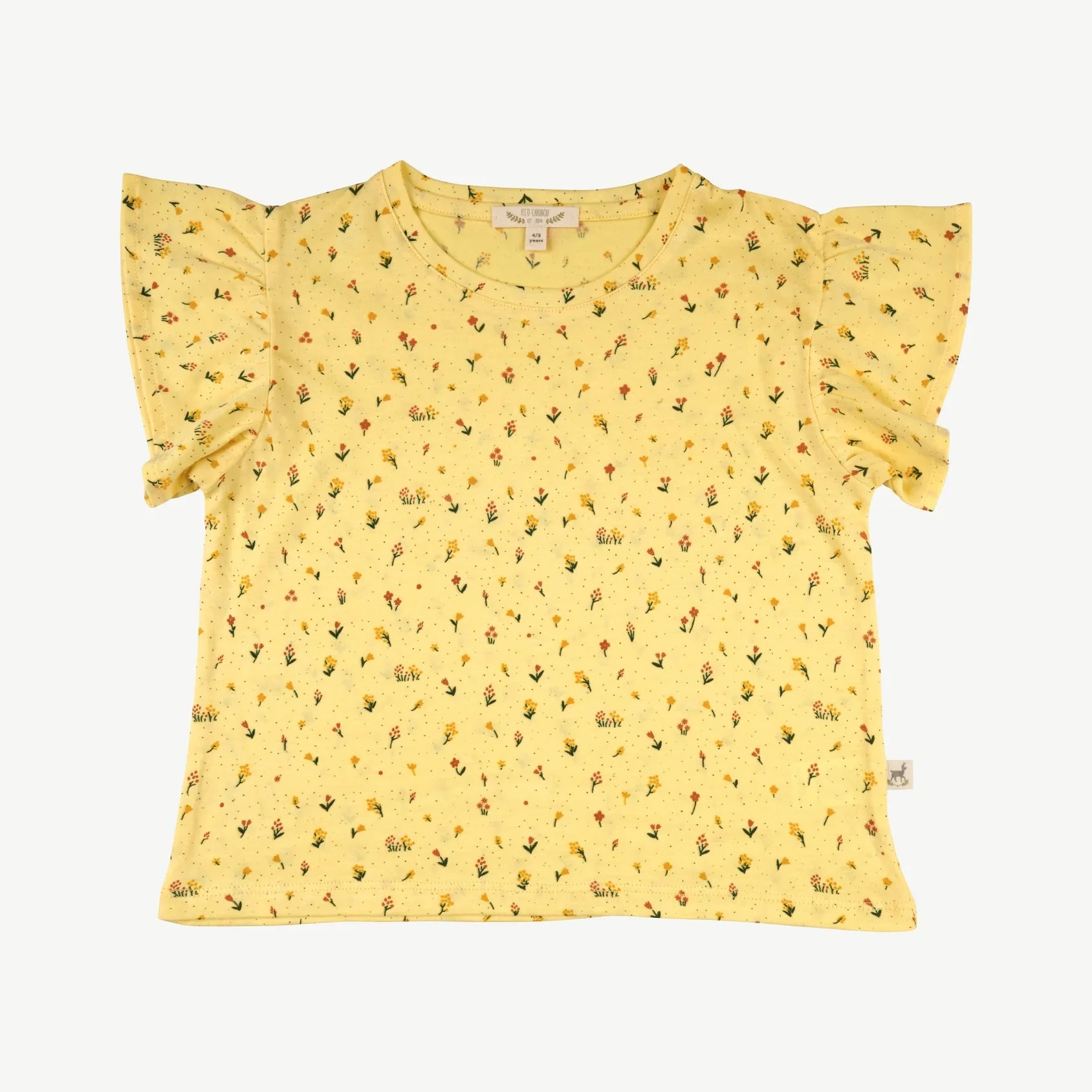 Polo Manga con Bobos Amarillo Claro - Flores Silvestres