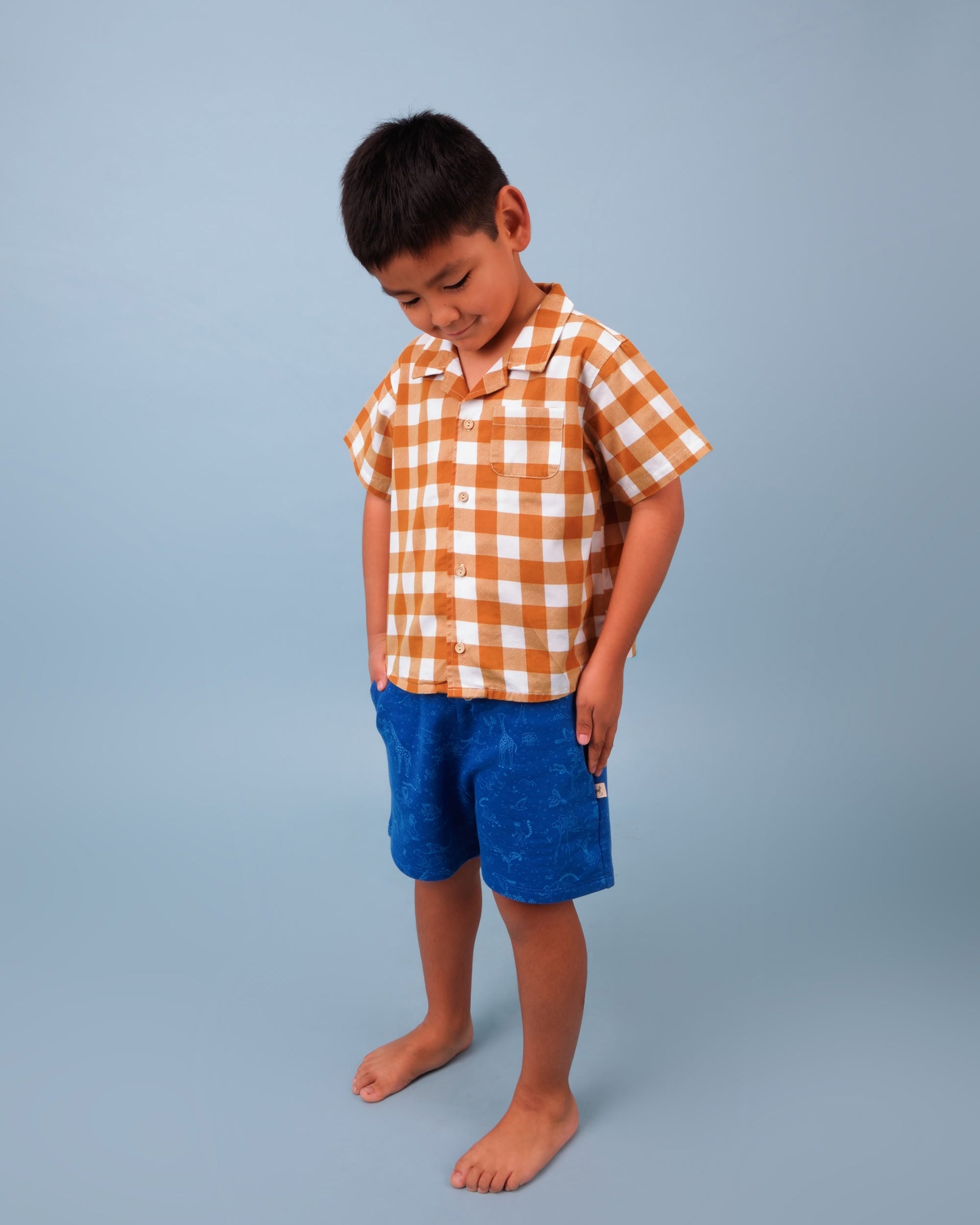Shorts - Historia - Azul