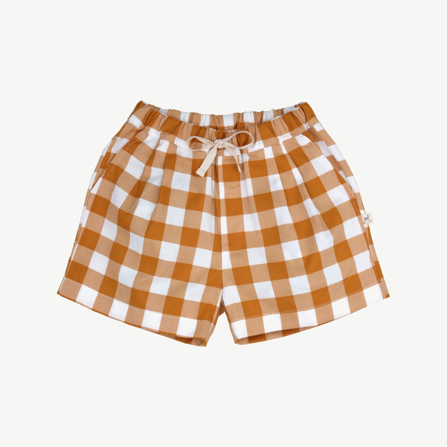 Shorts - Cuadros Vichy - Mostaza