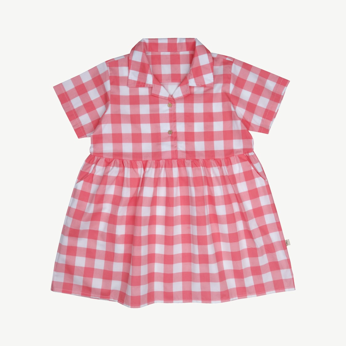 Vestido Aloha - Cuadros Vichy - Rosa