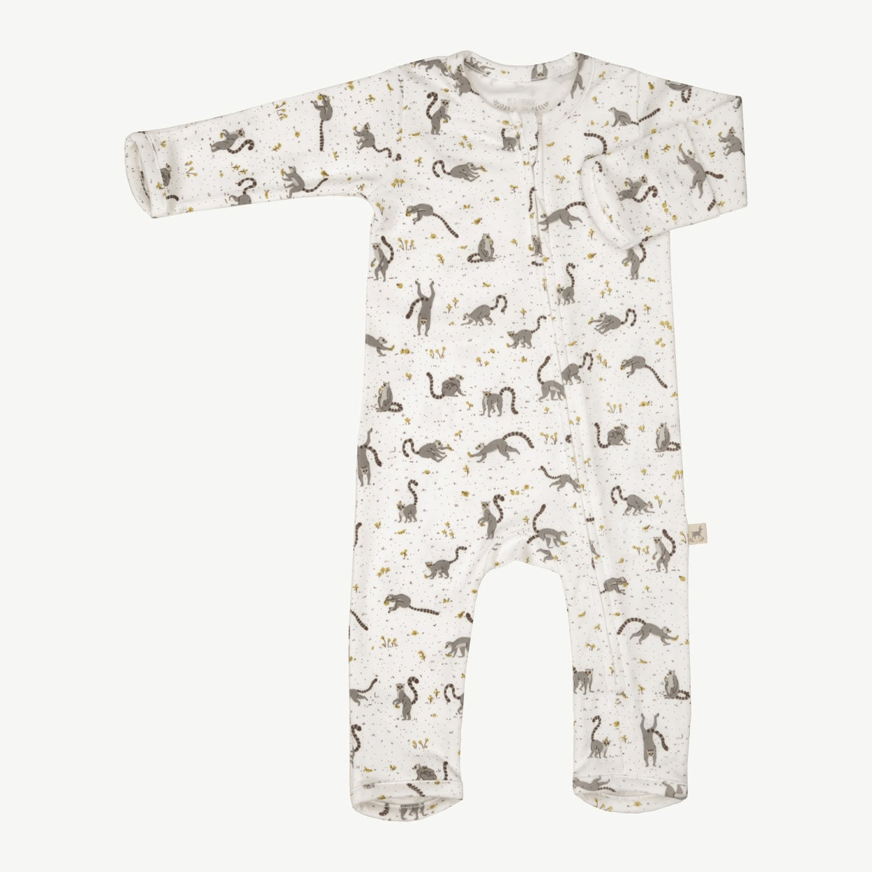 Pijama con Cierre - Lemures - Crema