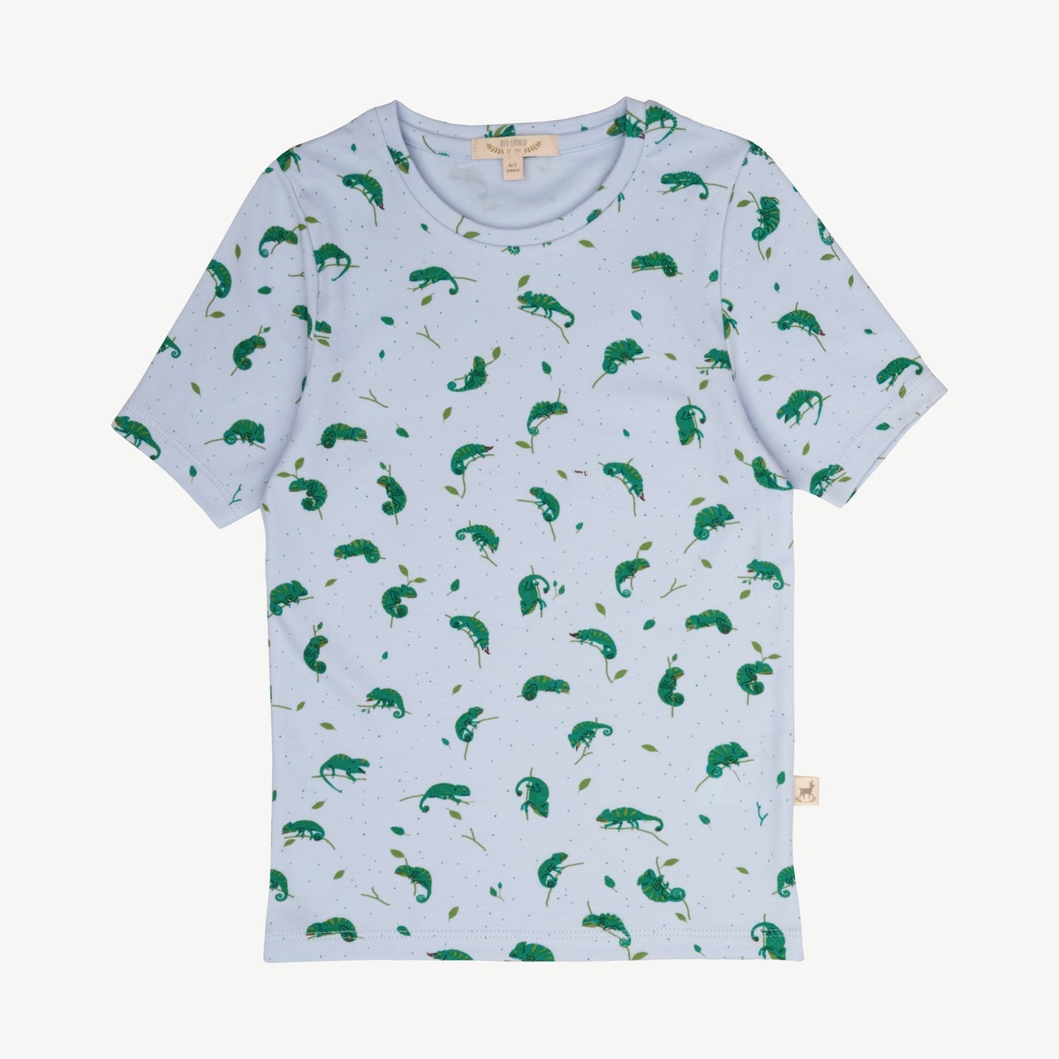 Pijama Manga Corta - Camaleones - Celeste