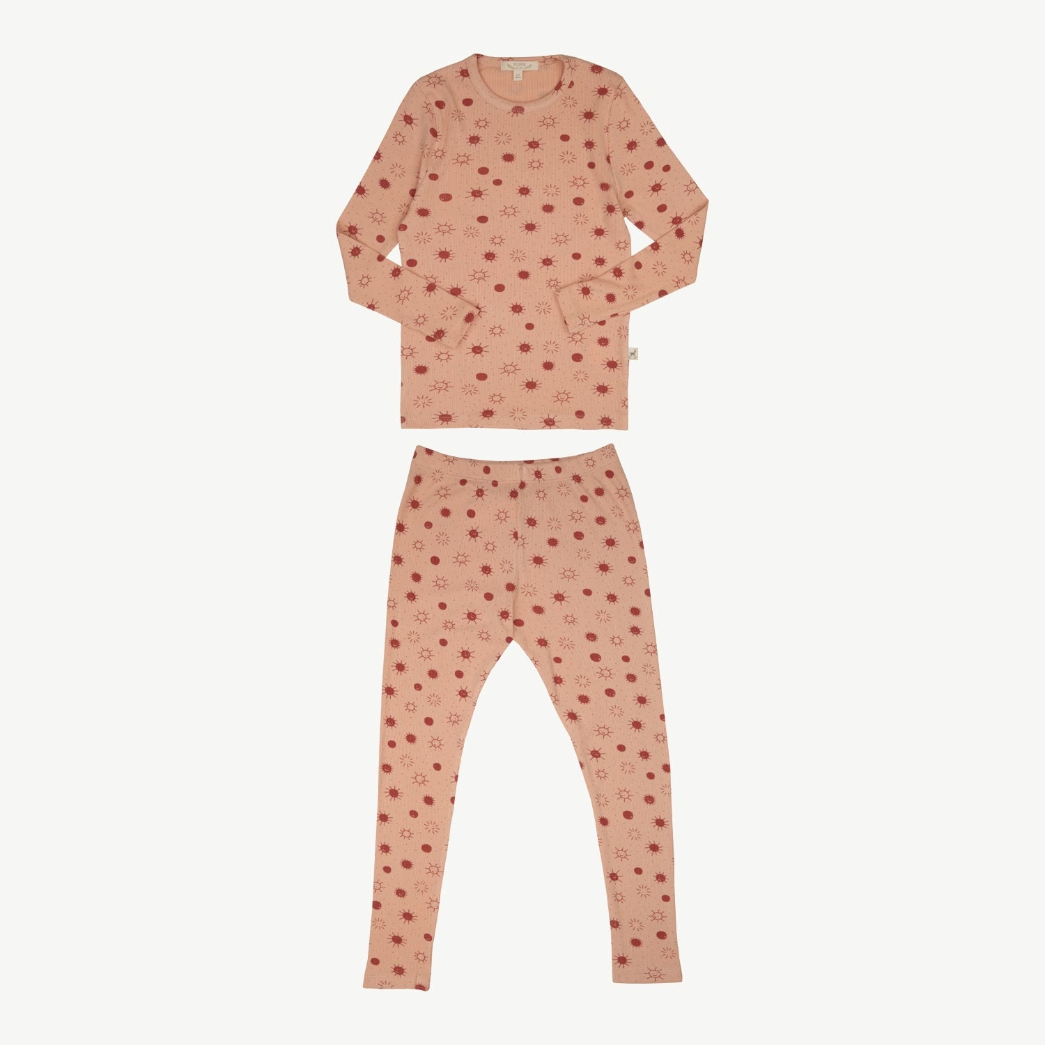 Pijama Manga Larga - Soles - Rosa Coral