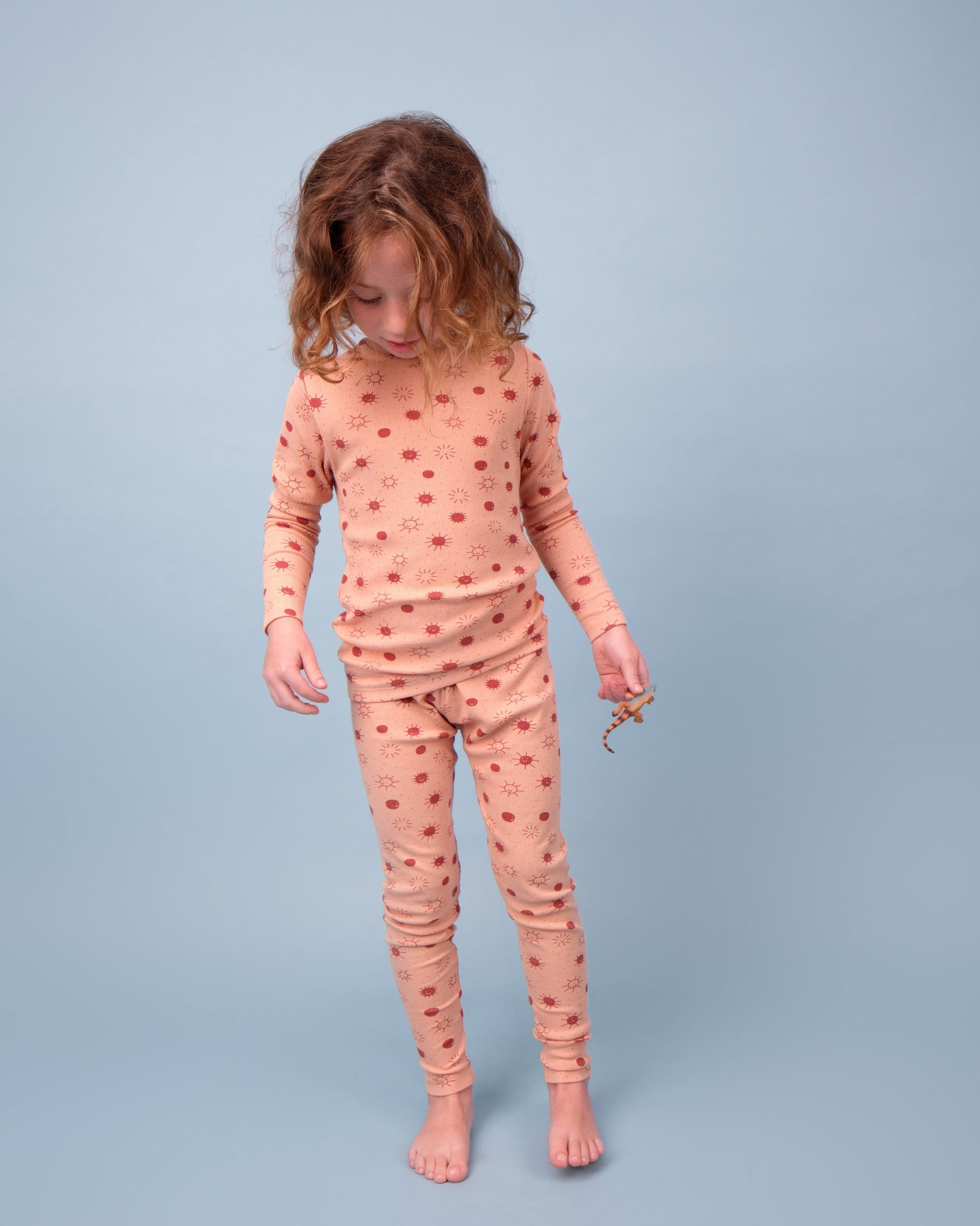 Pijama Manga Larga - Soles - Rosa Coral