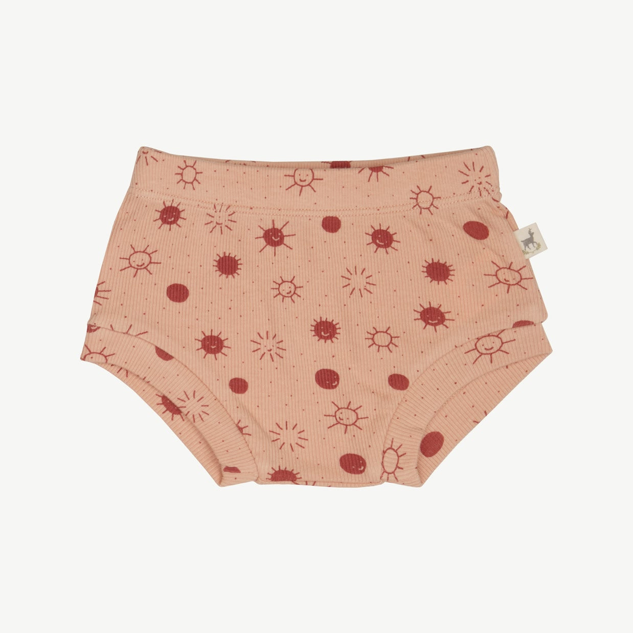 Set T-shirt Manga Cero + Calzón Bombacho - Soles - Rosa Coral