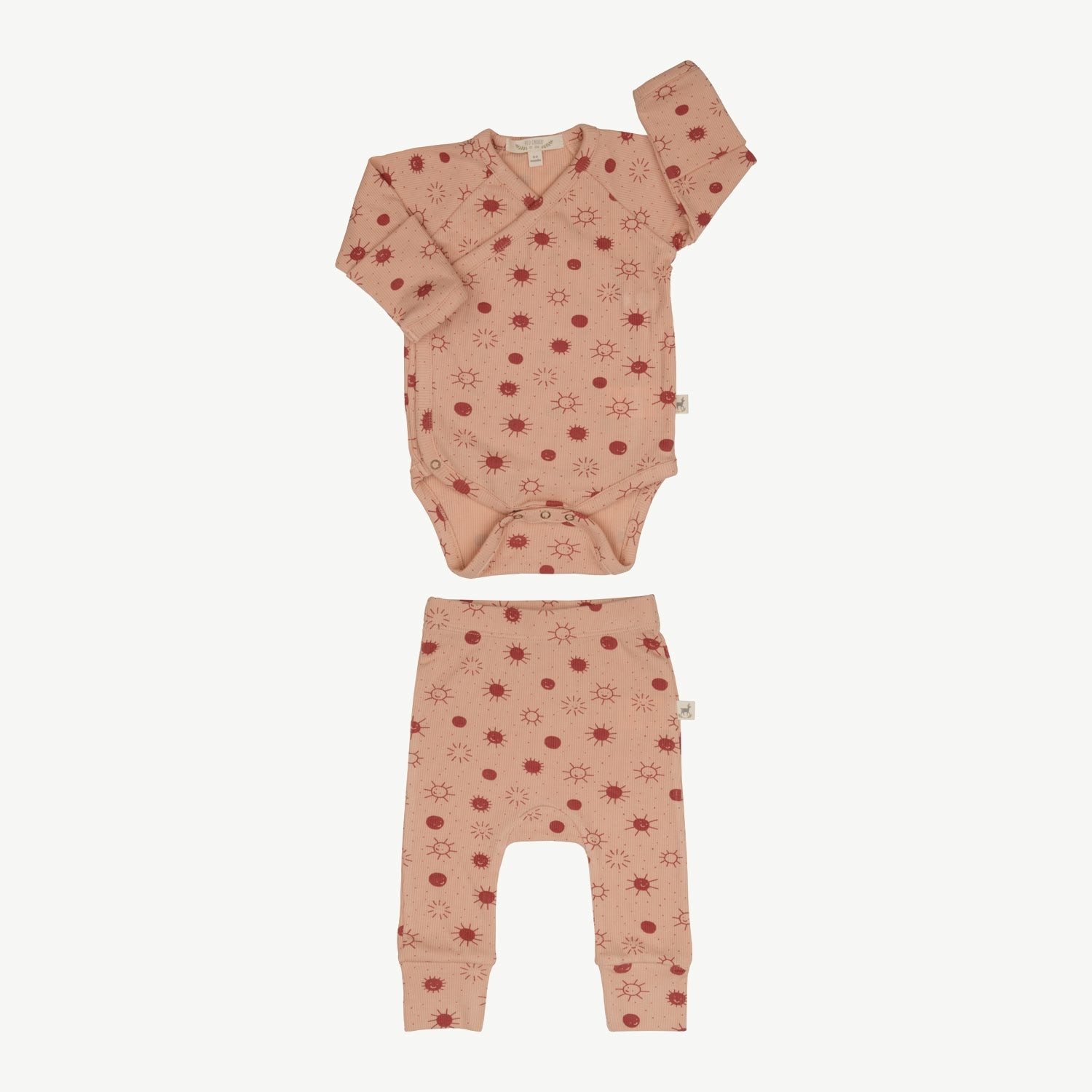Se Body Kimono + Leggings - Soles - Rosa Coral