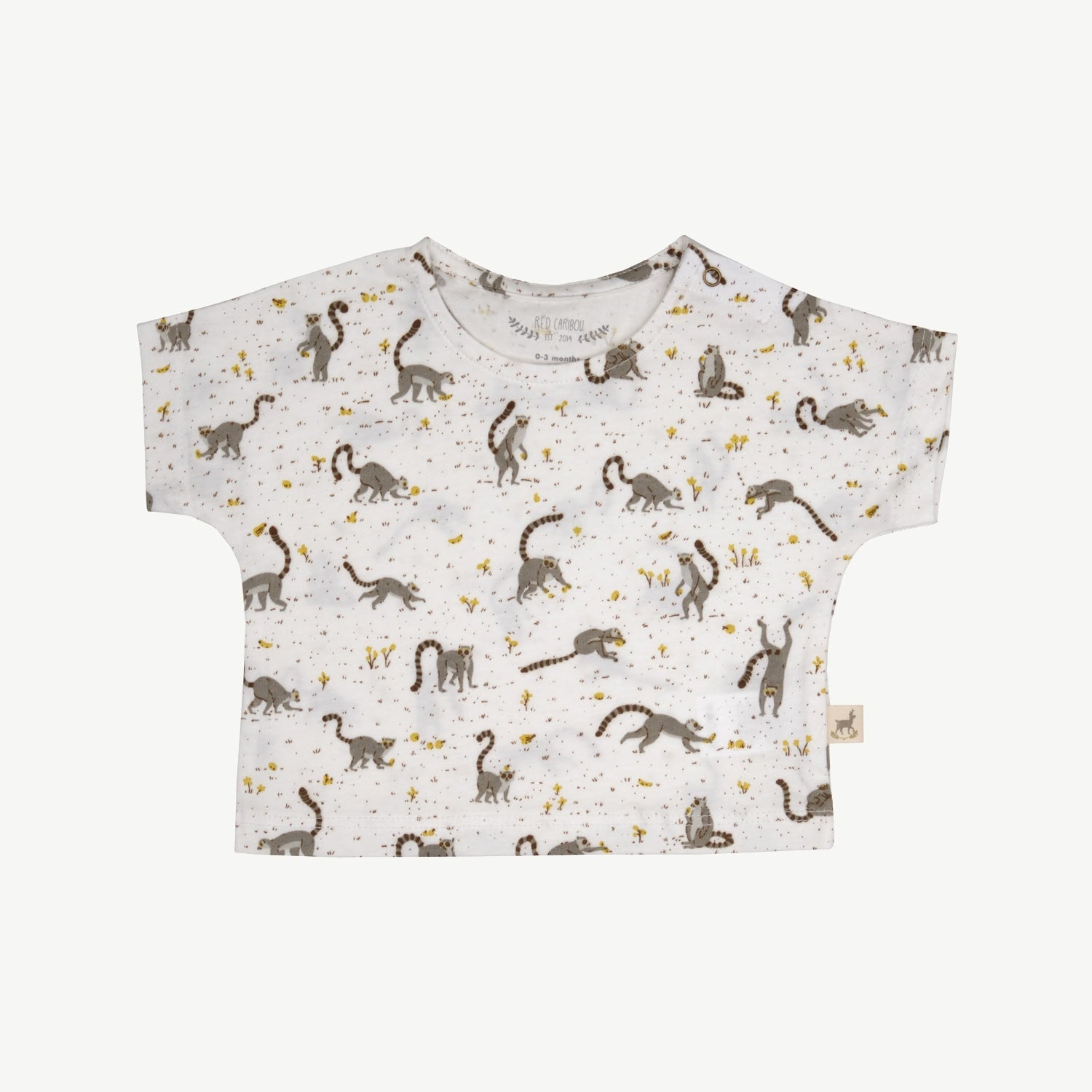 T-shirt Manga Corta - Lemures - Crema