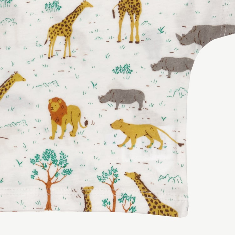 T-shirt Manga Corta - Safari - Crema