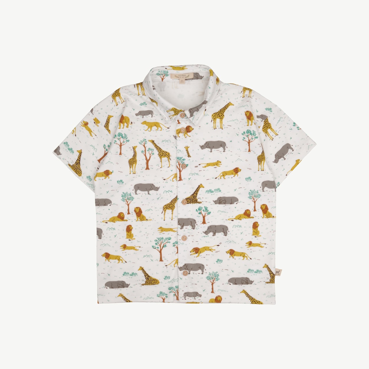 Camisa Manga Corta - Safari - Crema