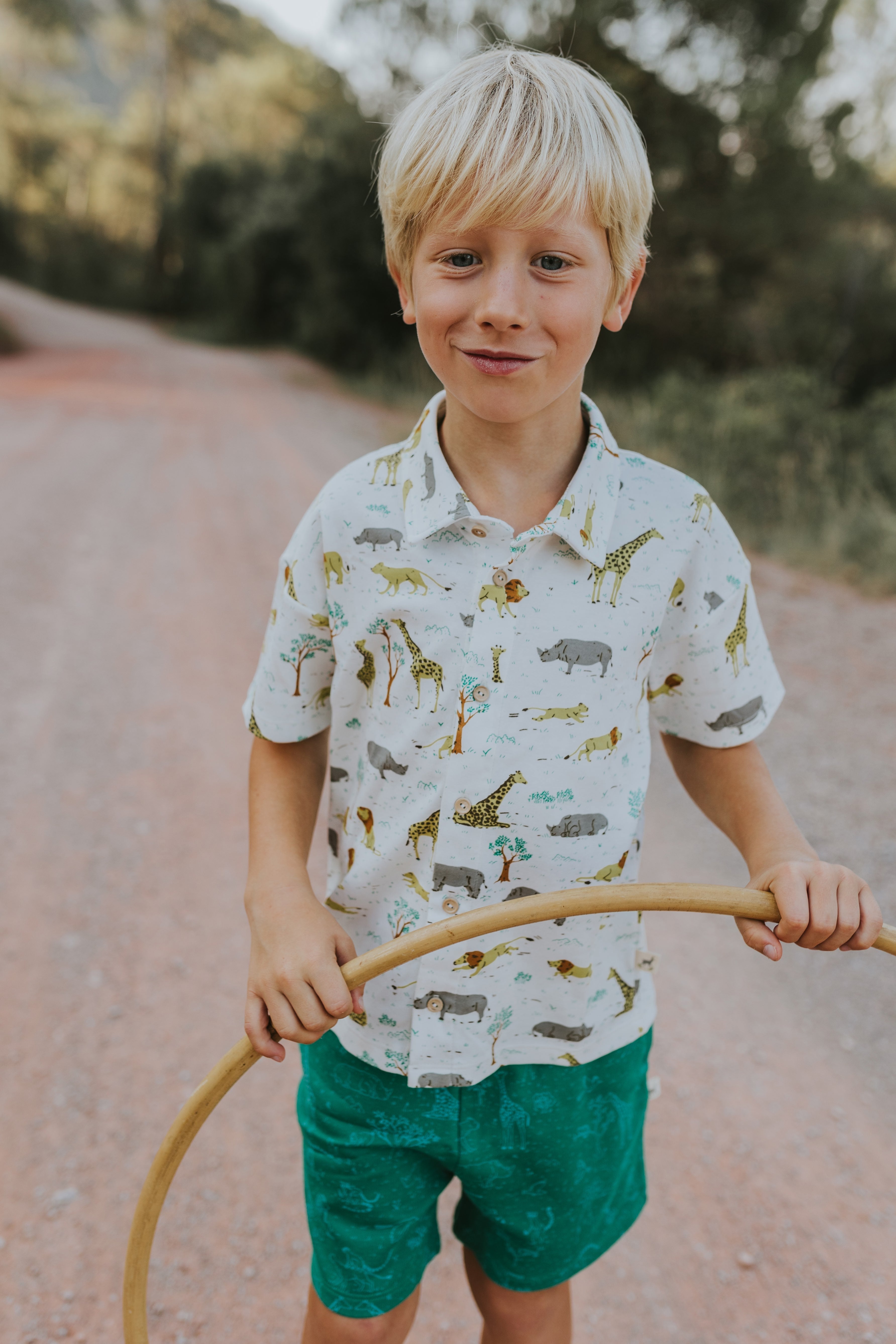 Camisa Manga Corta - Safari - Crema