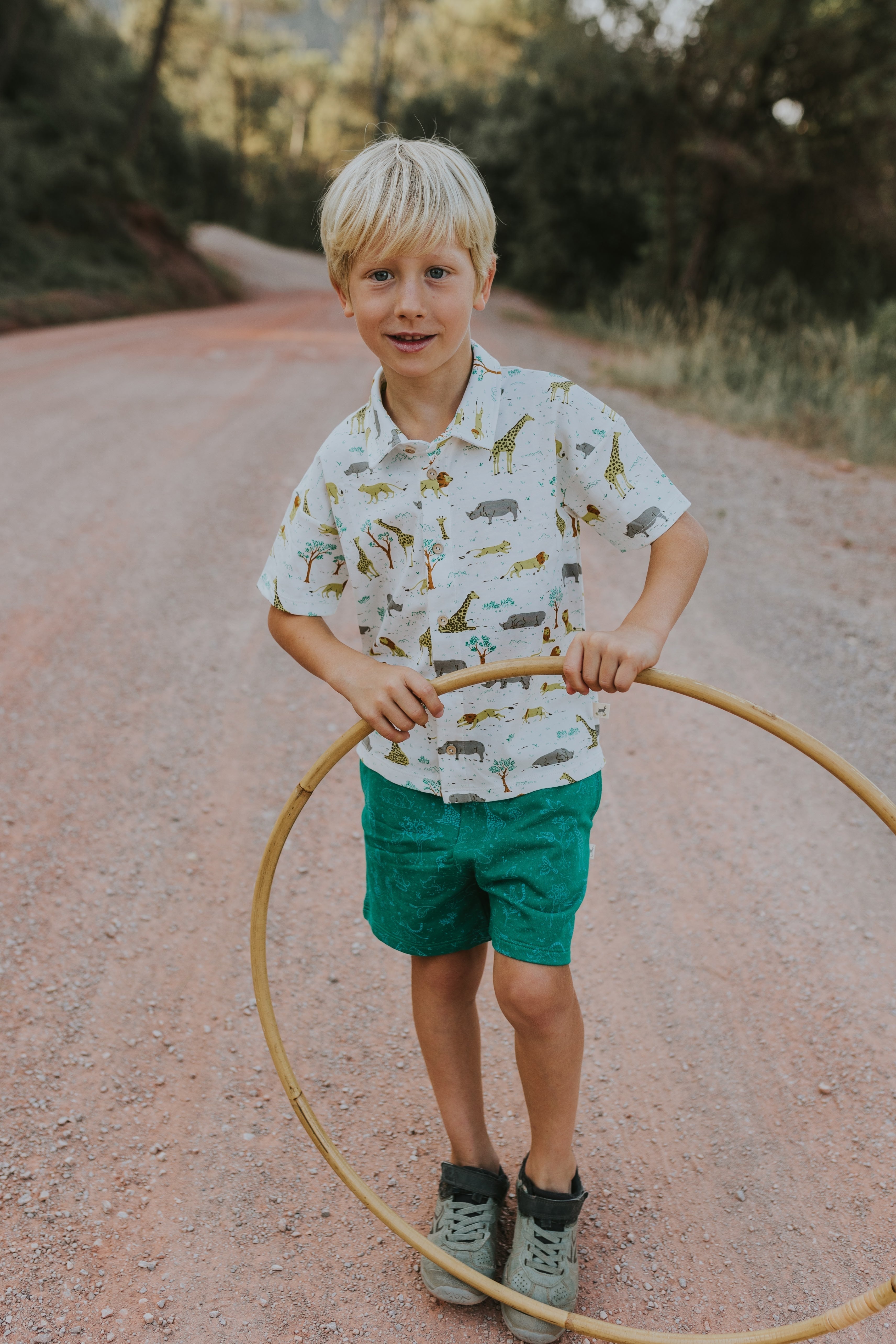Camisa Manga Corta - Safari - Crema