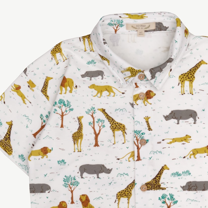 Camisa Manga Corta - Safari - Crema