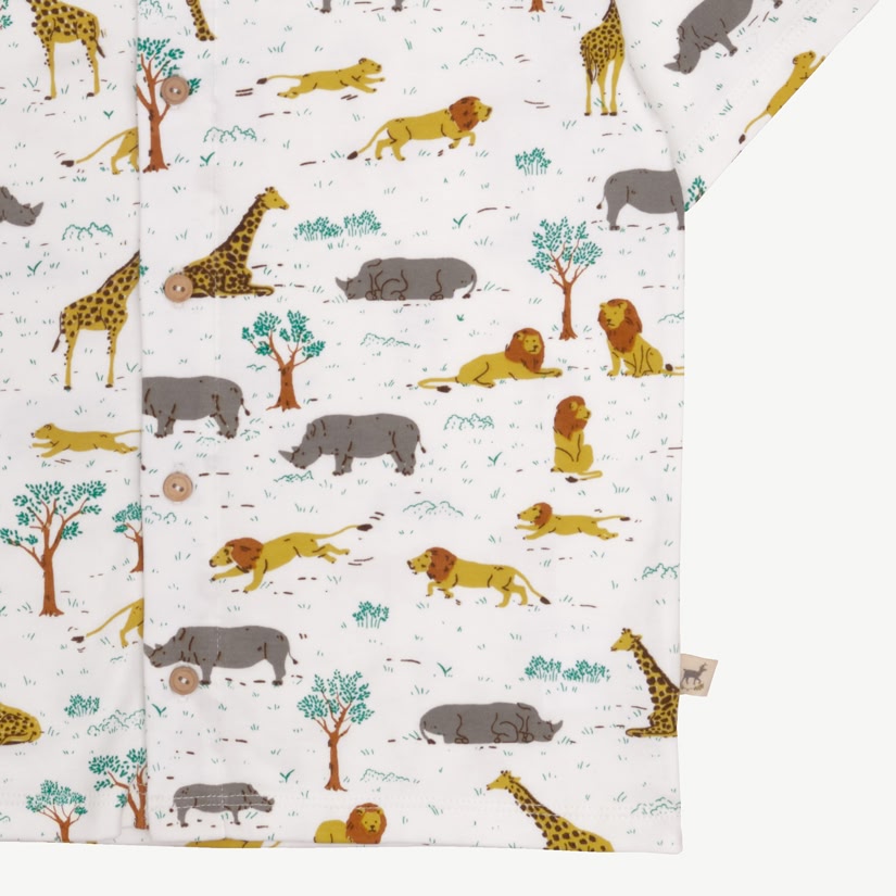 Camisa Manga Corta - Safari - Crema