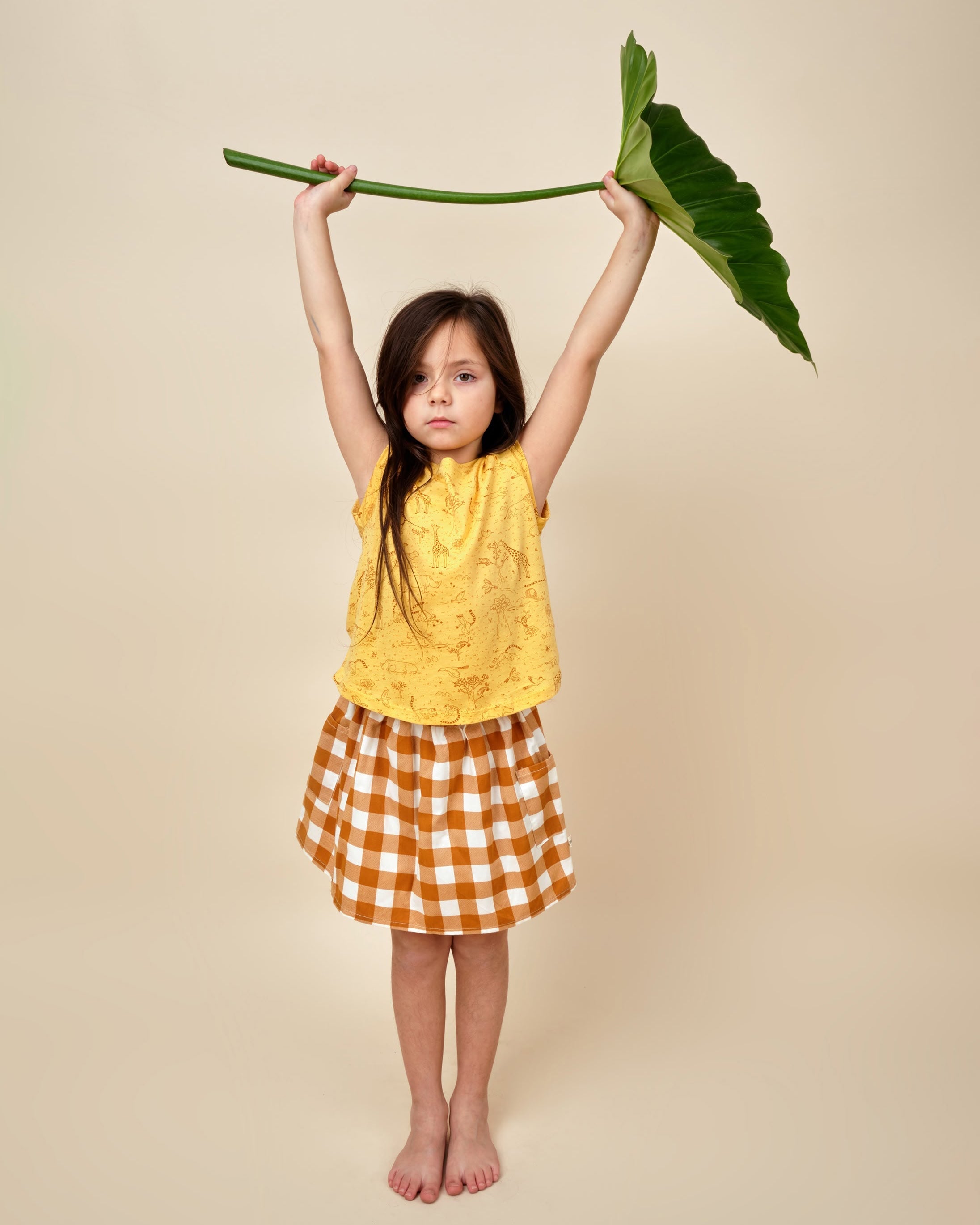 T-shirt Manga Cero de Niña - Historia - Banana