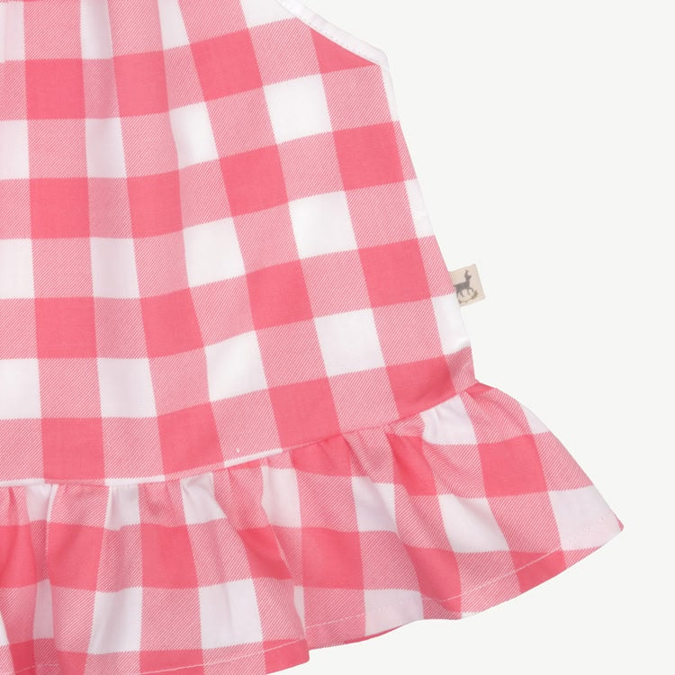 Blusa con Tirantes - Cuadros Vichy - Rosa