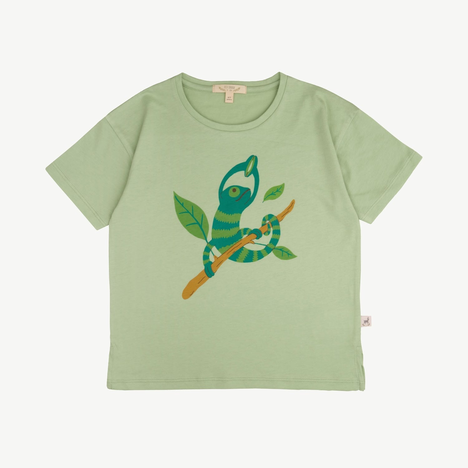 T-shirt Manga Corta - Camaleón - Verde Claro