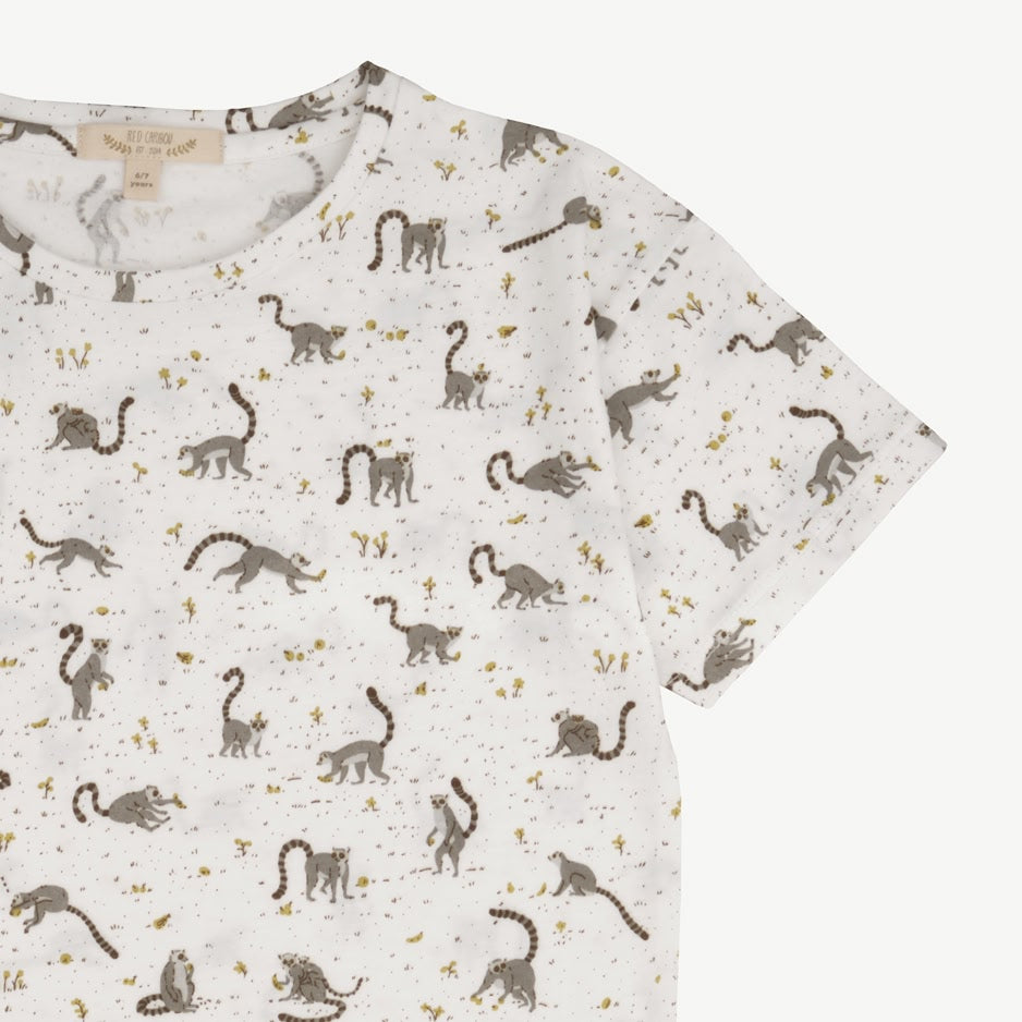 T-shirt Manga Corta - Lemures - Crema