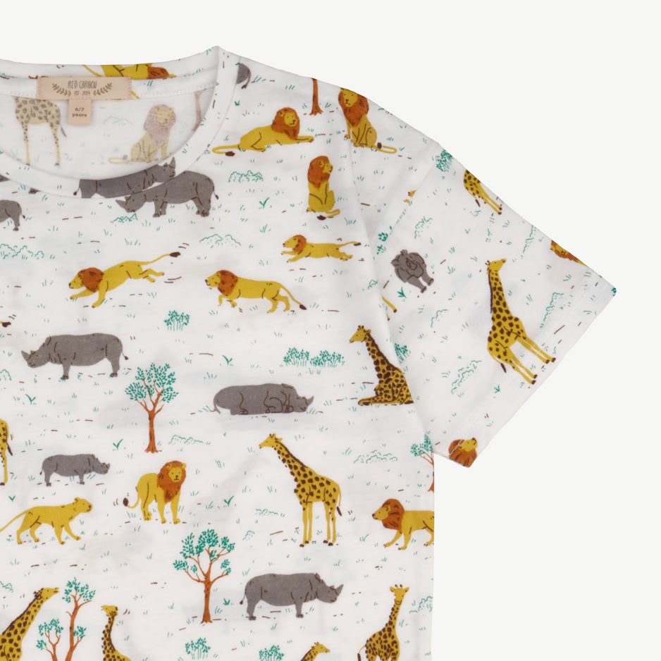 T-shirt Manga Corta - Safari - Crema