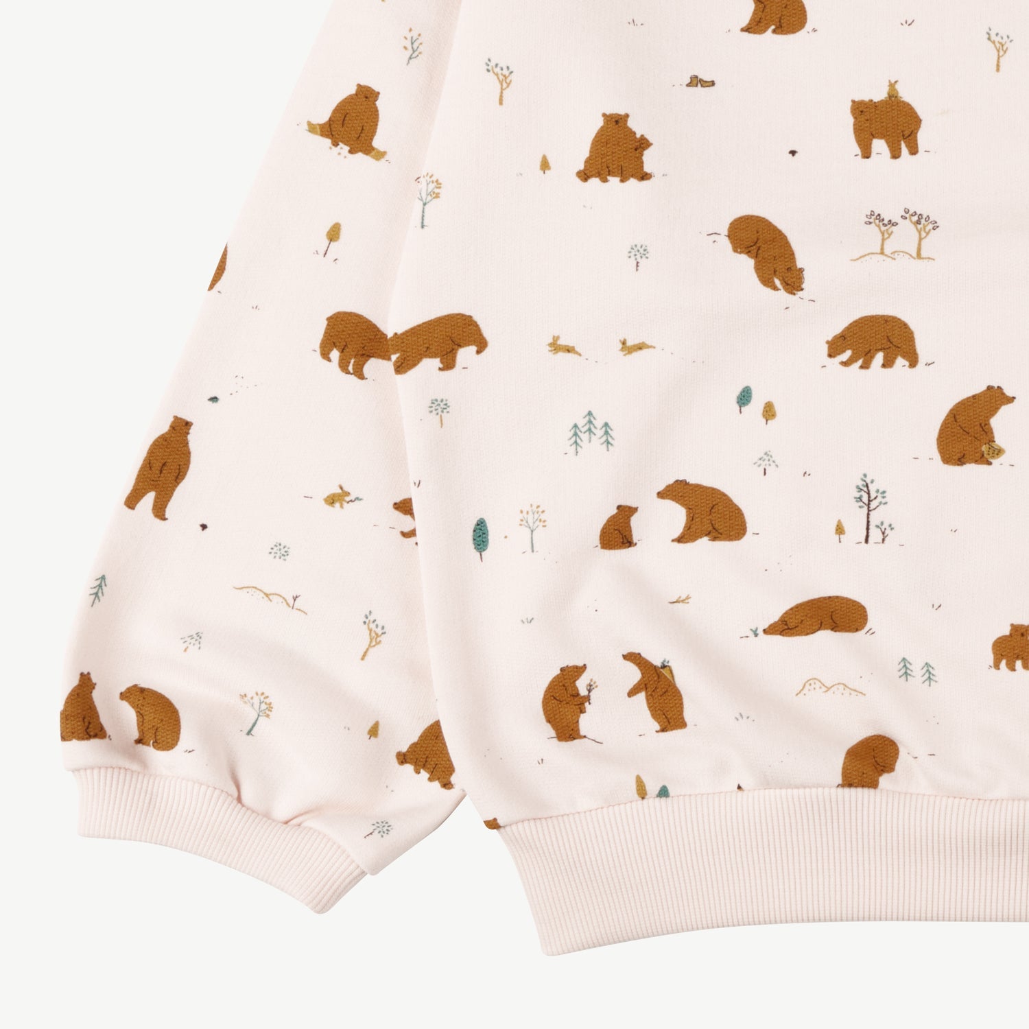 Sweatshirt 'forester bears' pearl