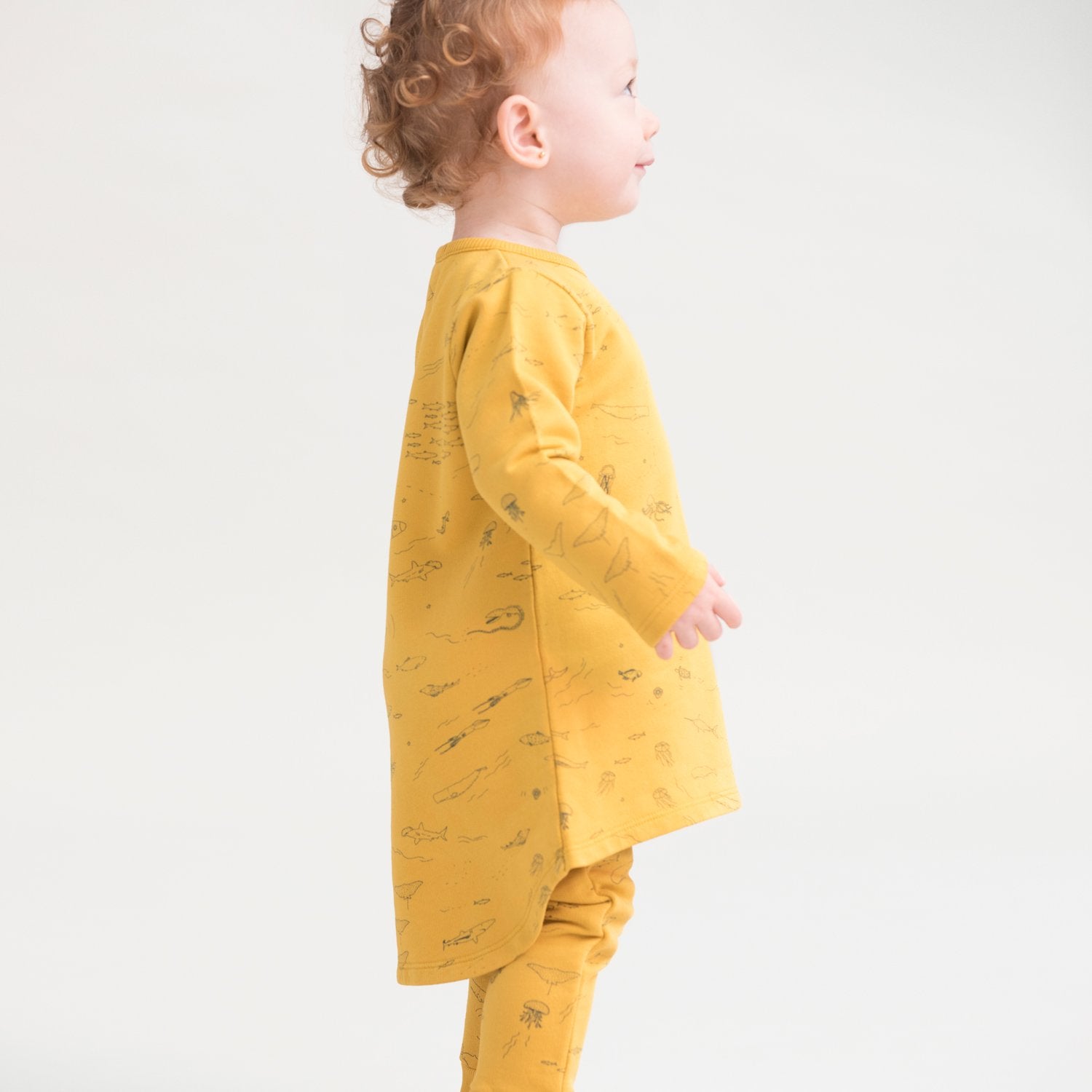 Vestido 'the story' mustard