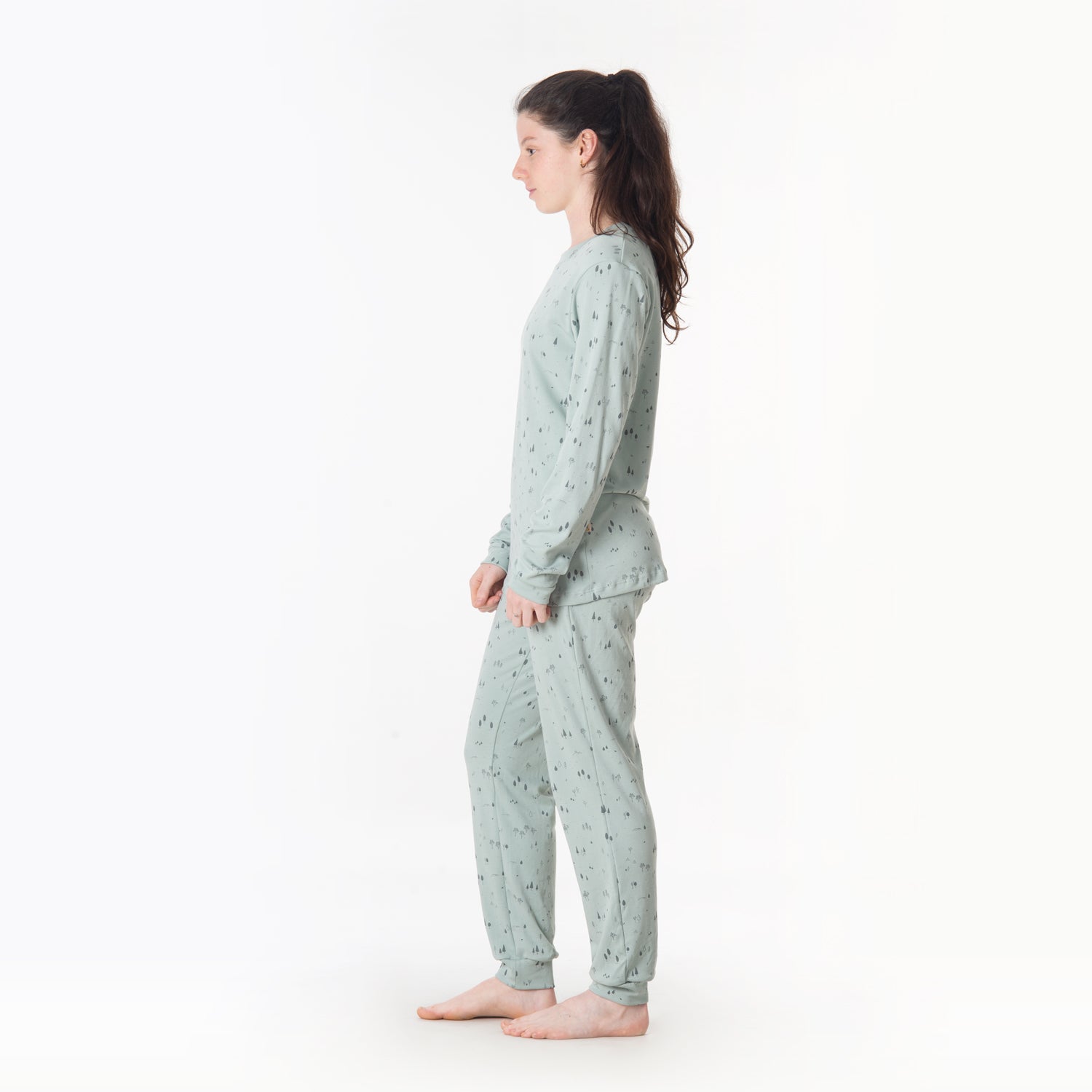Pijama 'the woods' gray mist