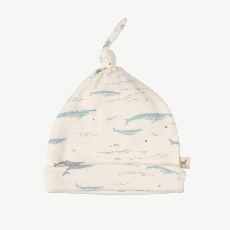 Gorro 'passing whales' sea salt
