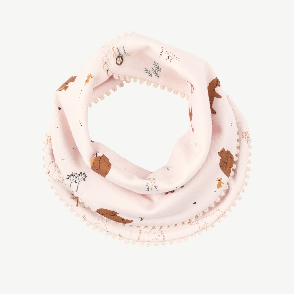 Bandana reversible 'forester bears' pearl