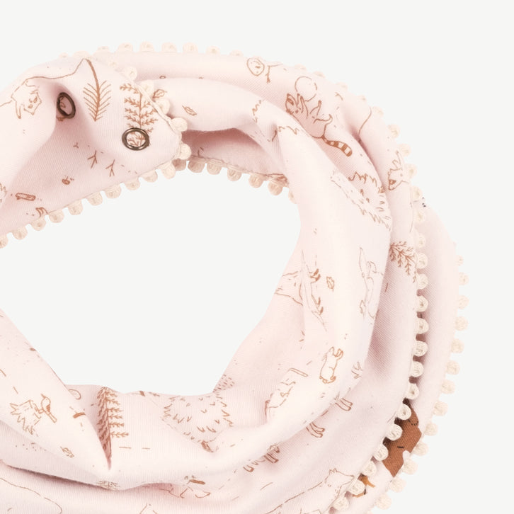 Bandana reversible 'forester bears' pearl