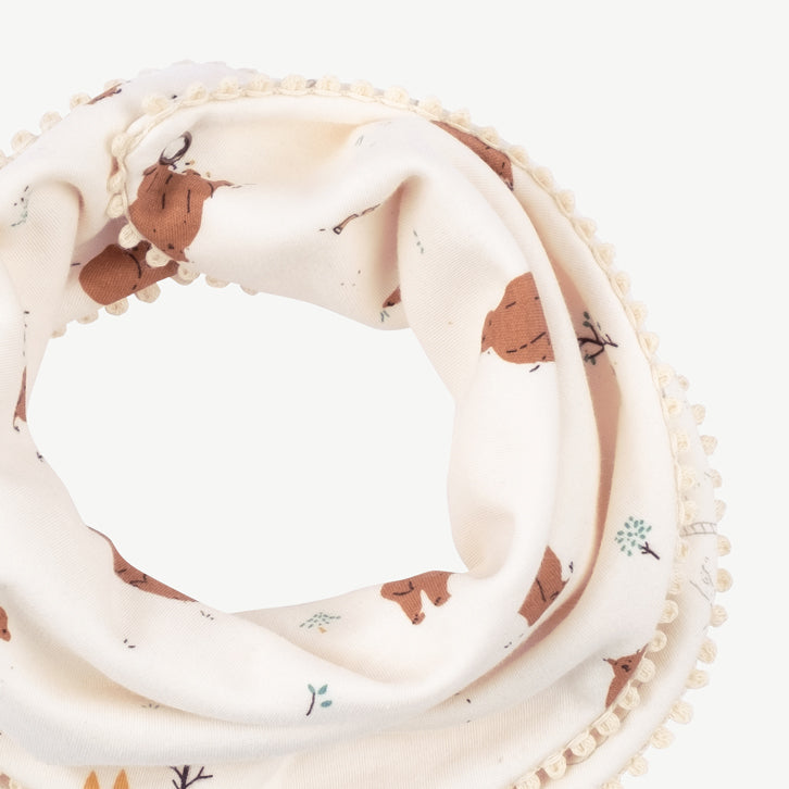 Bandana reversible 'forester bears' sea salt