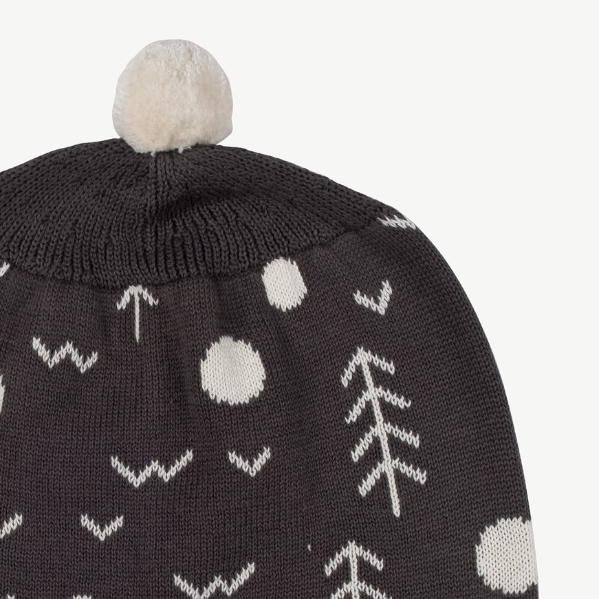Gorro tejido 'the woods' charcoal gray