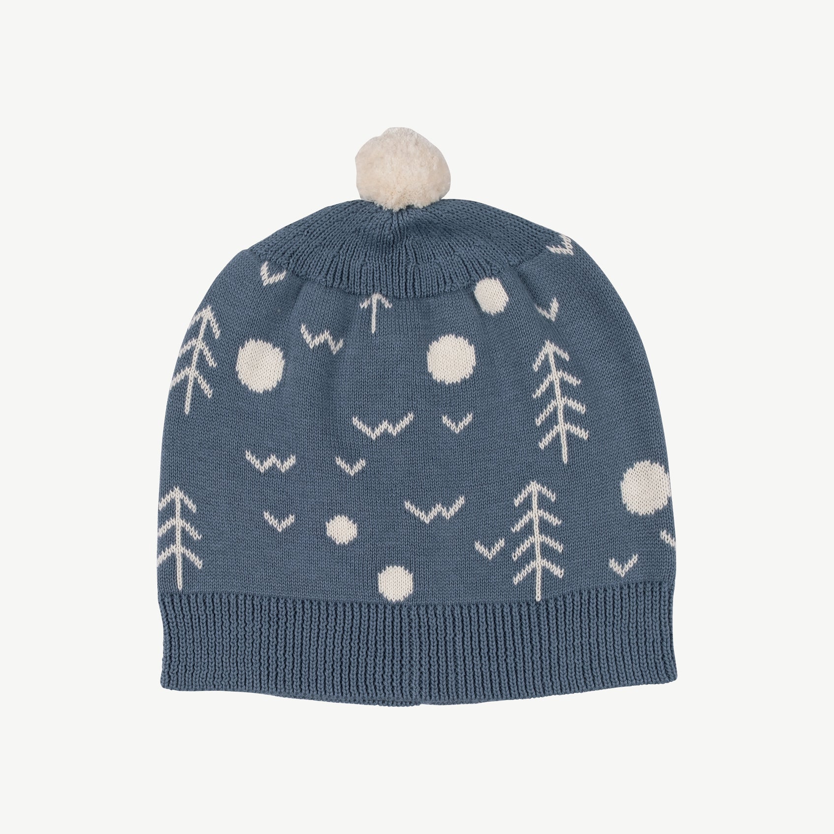 Gorro tejido 'the woods' blue mirage