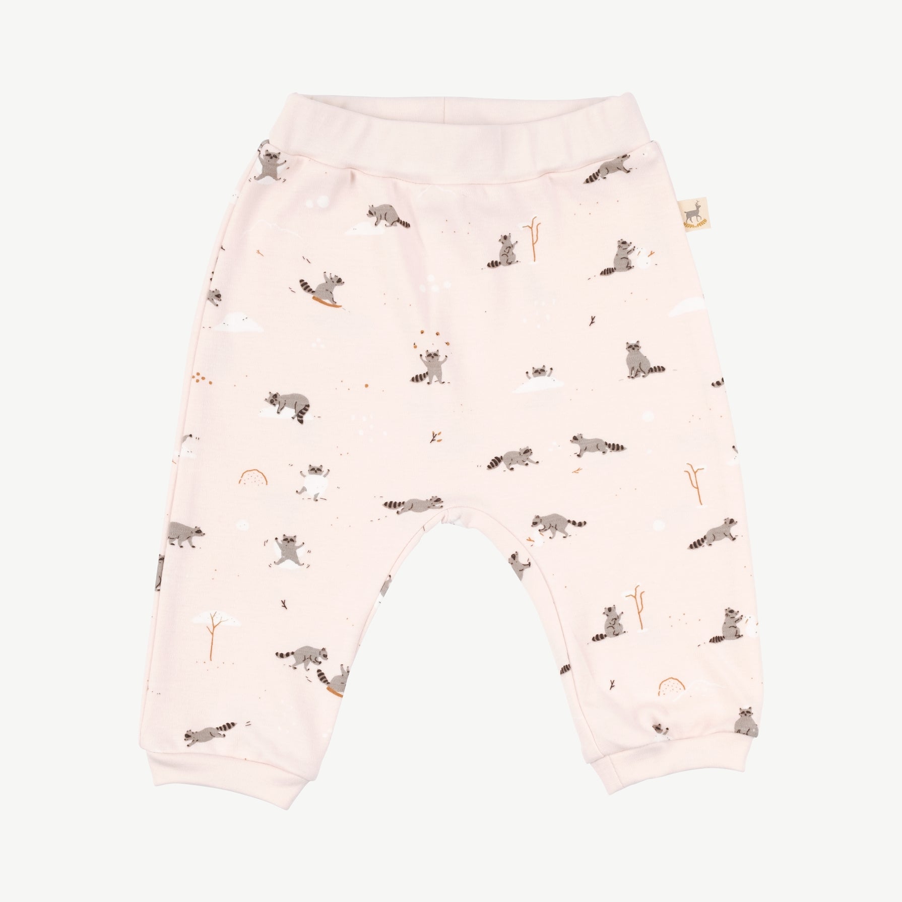 Pantalón 'frolicsome raccoons' pearl