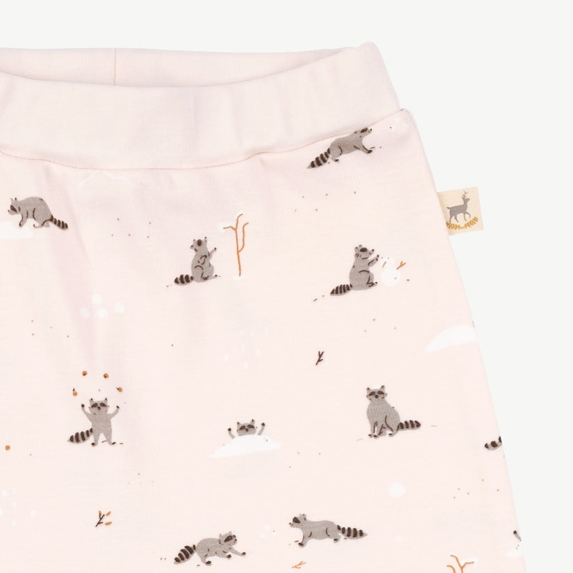 Pantalón 'frolicsome raccoons' pearl
