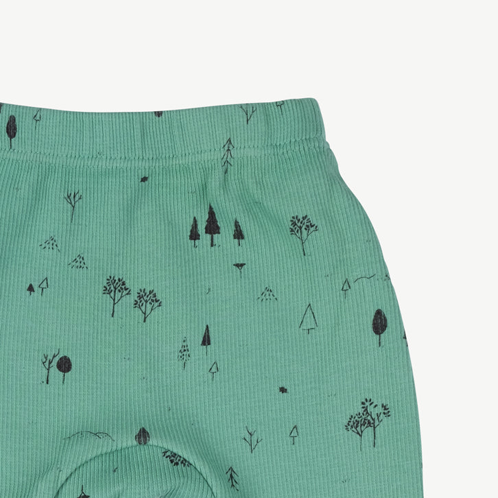 Leggings 'the woods' malachite green