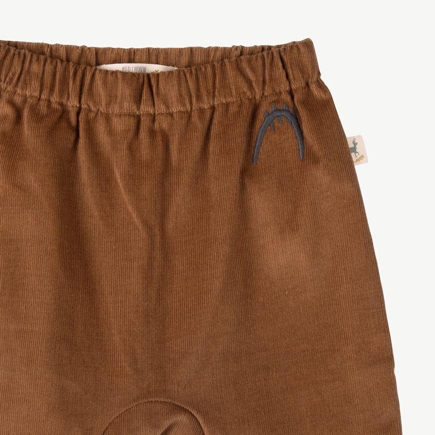 Pantalón corduroy 'tiny paw' tobaco brown