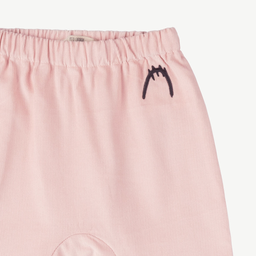 Pantalón corduroy 'tiny paw' cameo rose