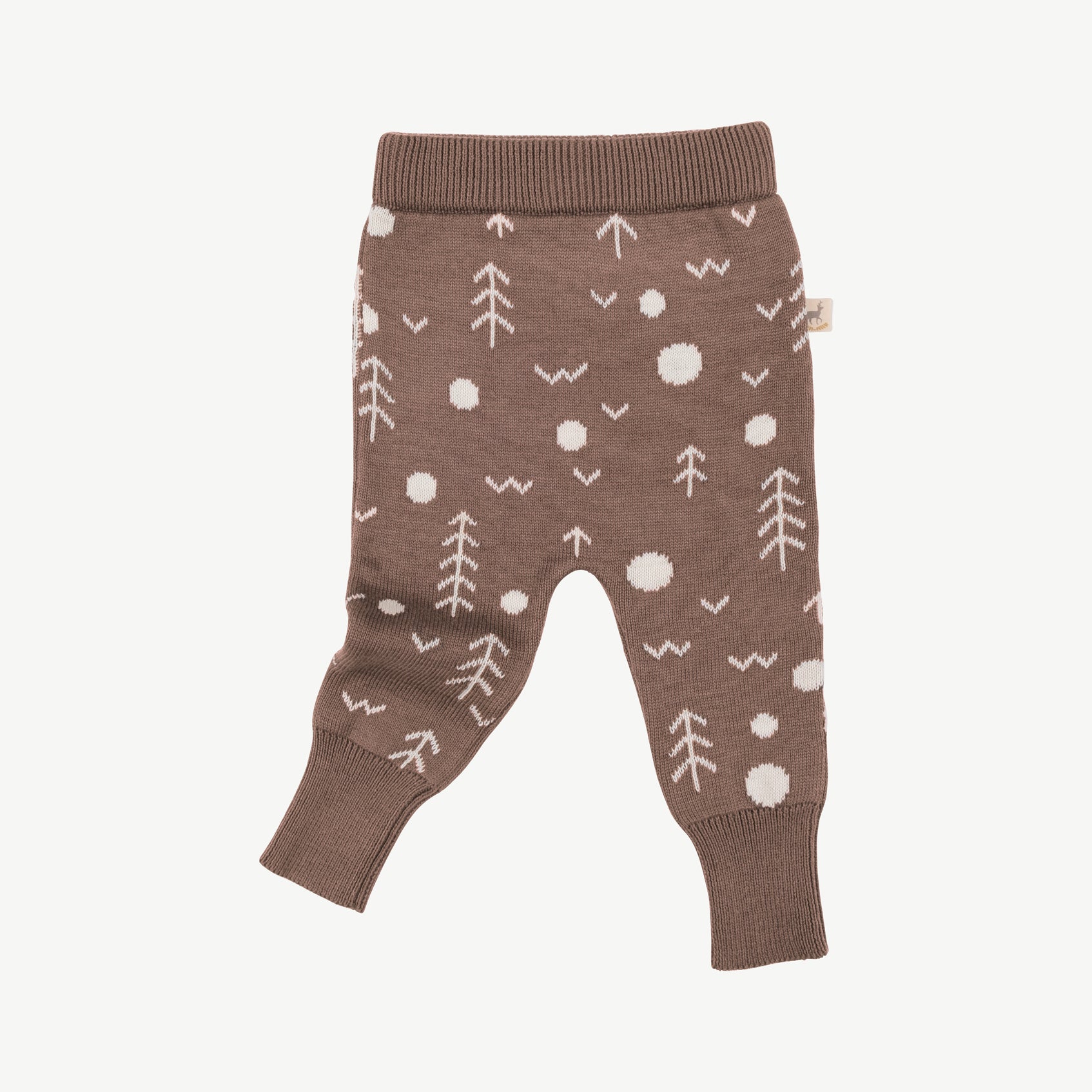 Pantalon tejido 'the woods' light taupe