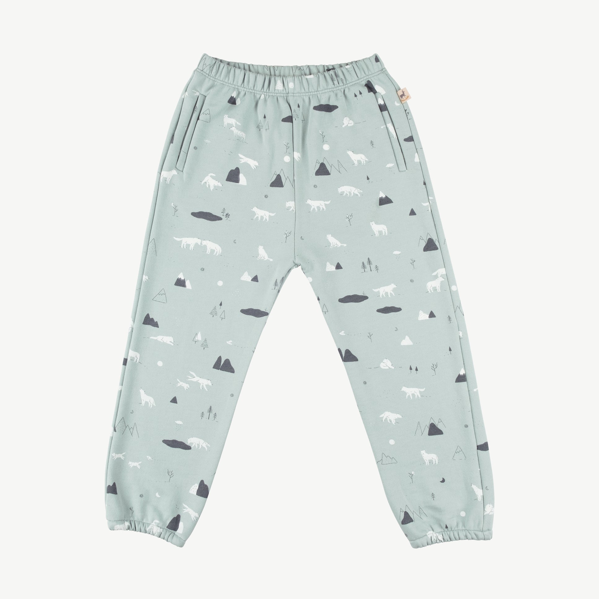 Jogger 'guardian wolves' gray mist