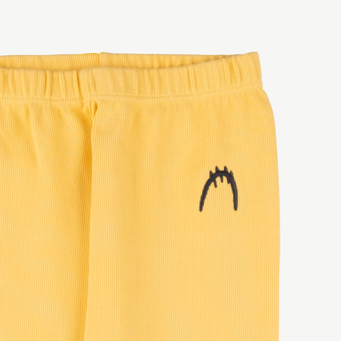 Leggings 'tiny paw' cornsilk
