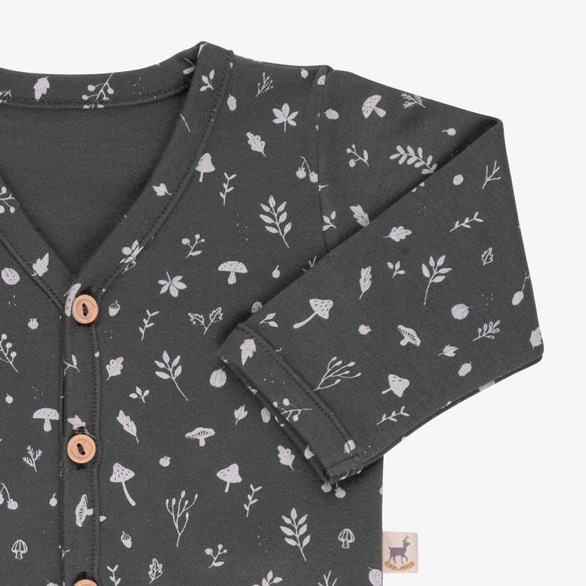 Cardigan 'woodland flora' dark shadow