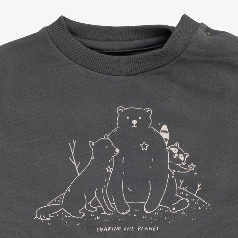 Sweatshirt 'furry rangers' dark shadow