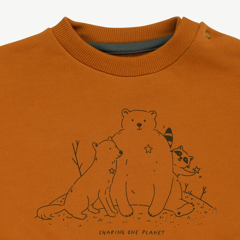 Sweatshirt 'furry rangers' sugar almond
