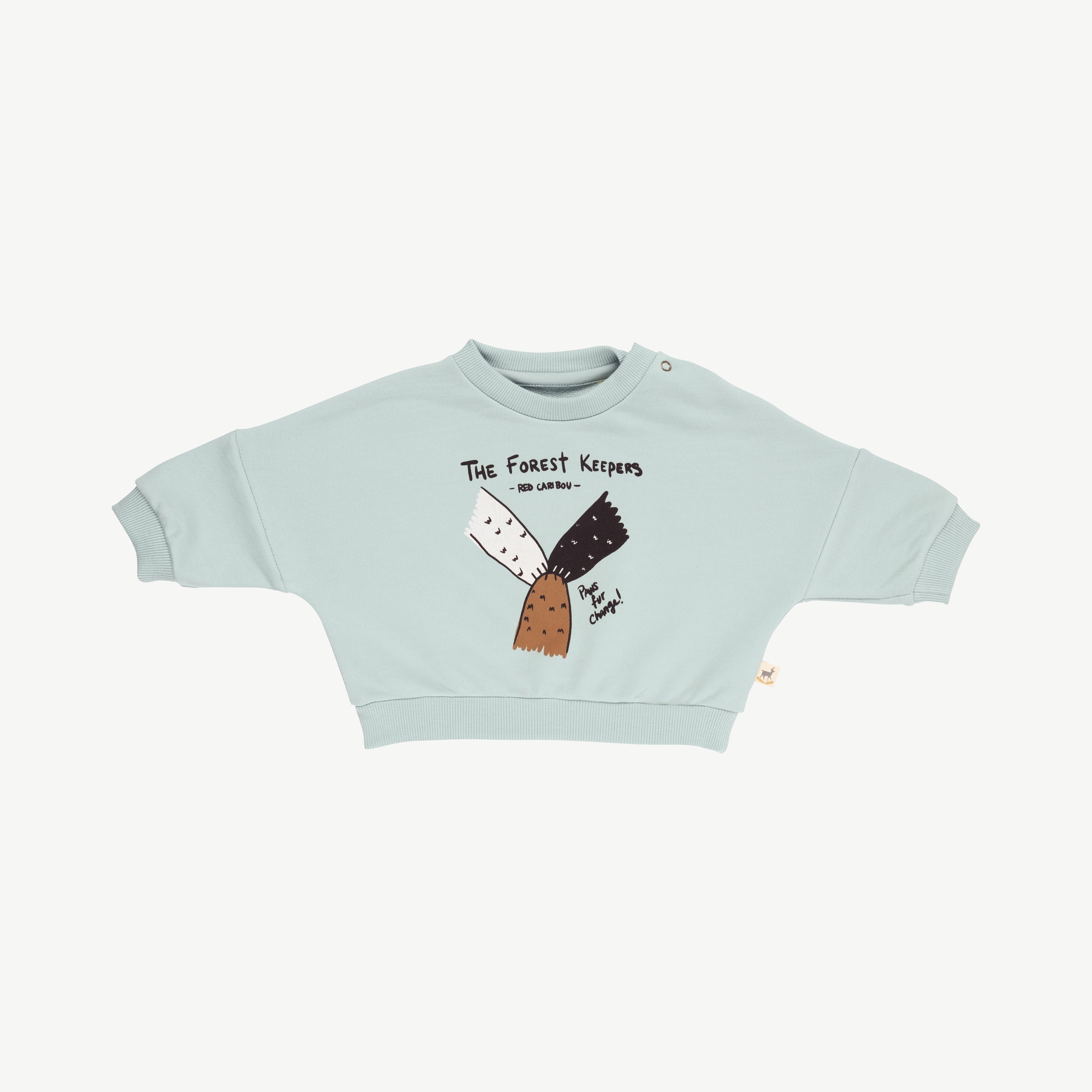 Sweatshirt 'the forest keepers' grey mist