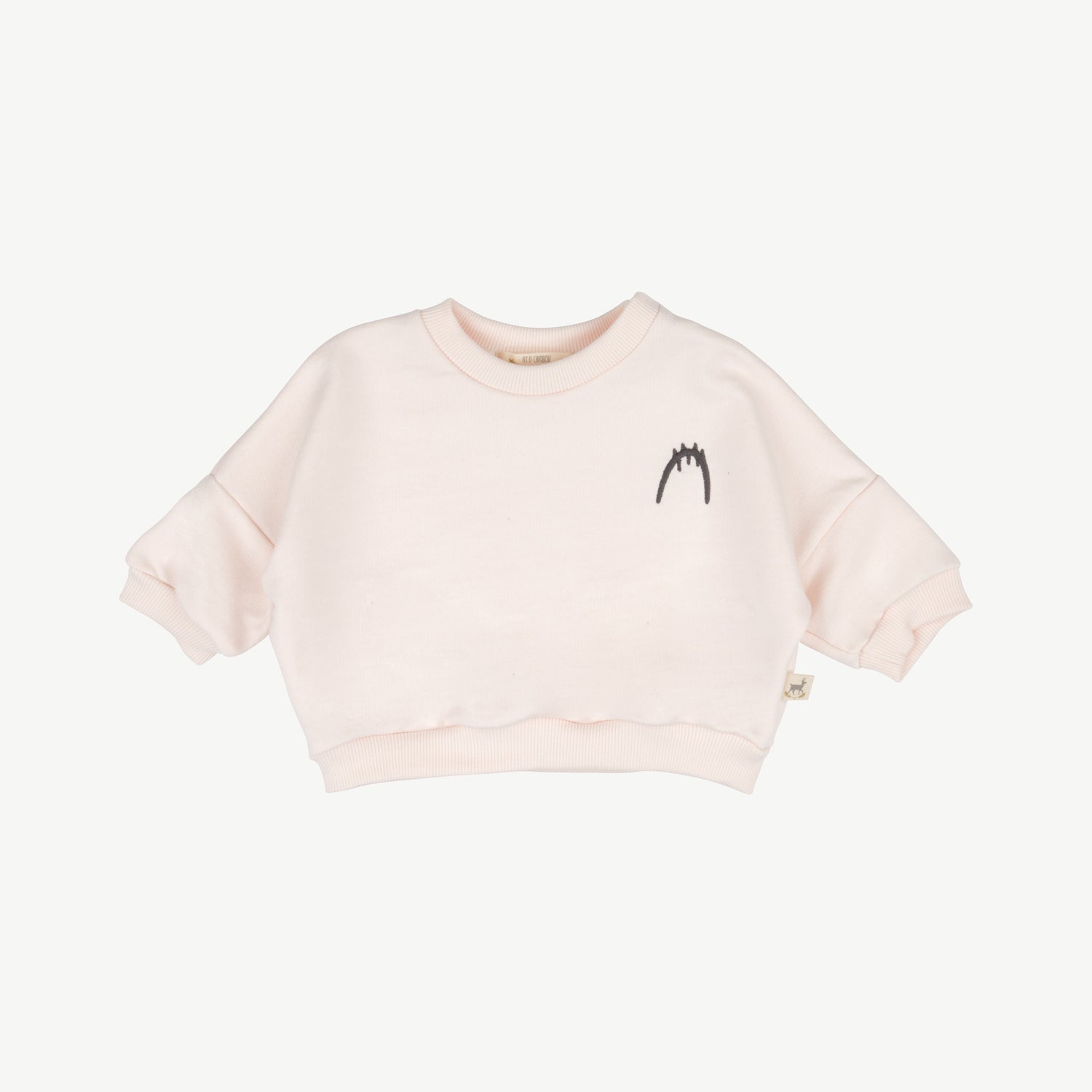 Sweatshirt 'tiny paw' pearl