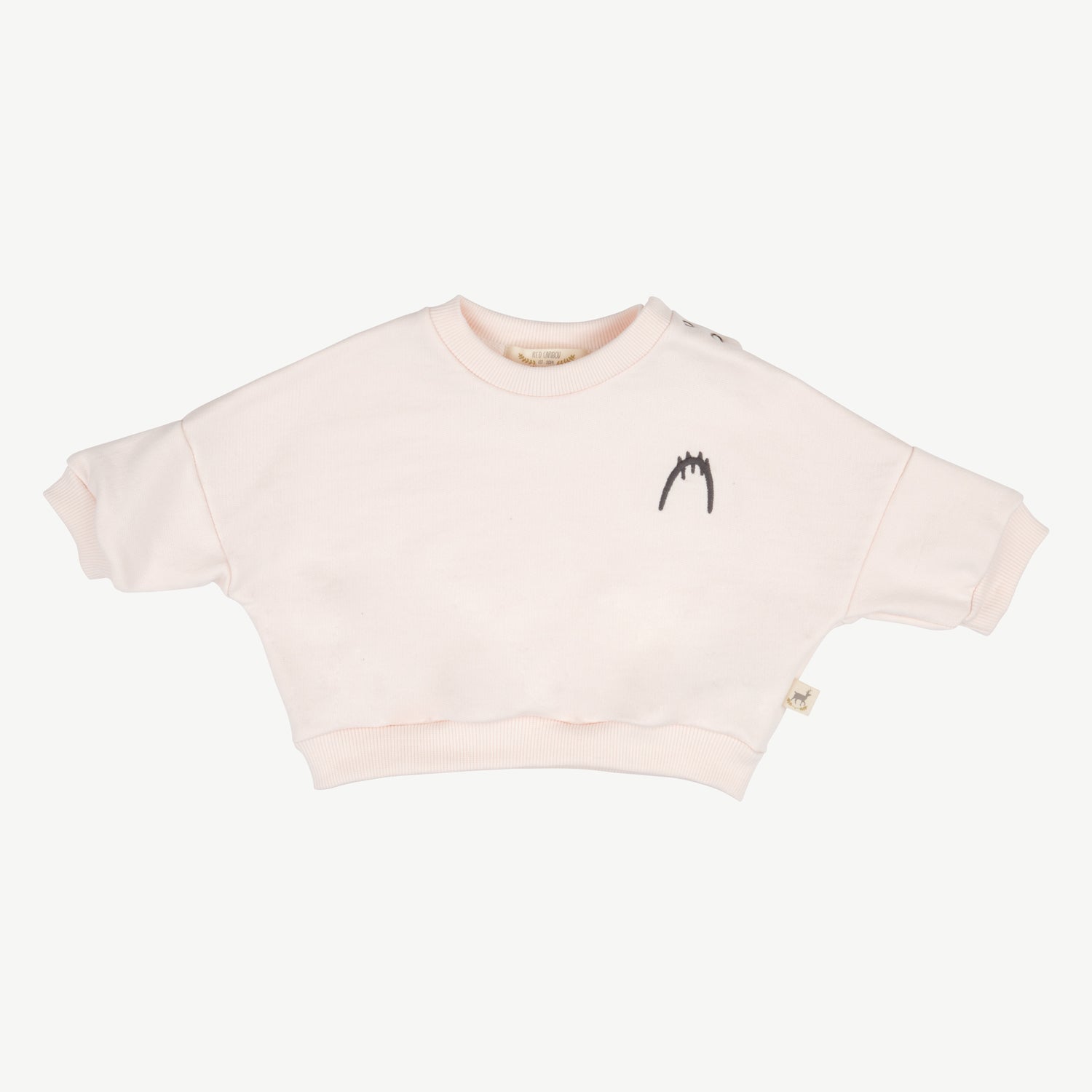 Sweatshirt 'tiny paw' pearl