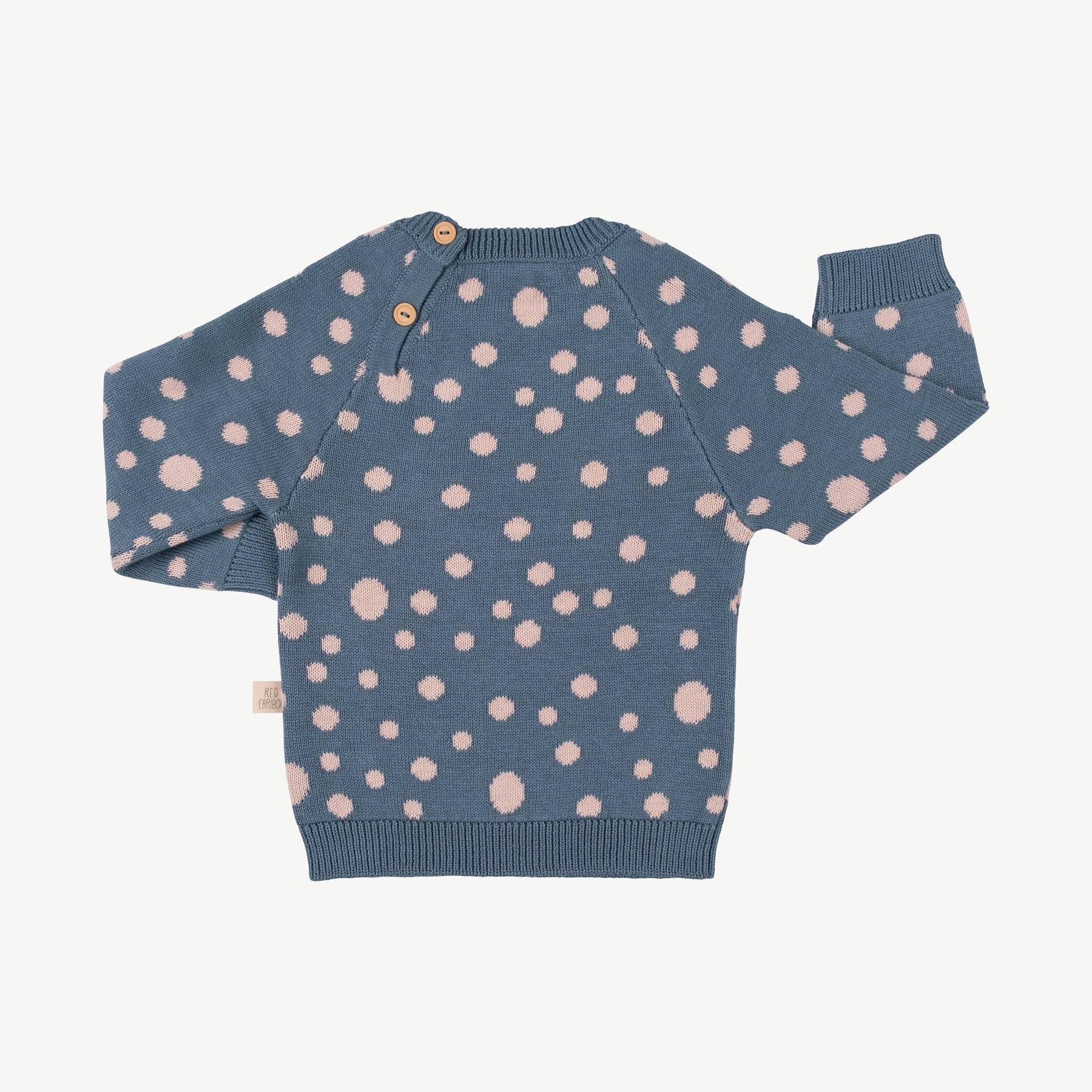 Chompa tejida 'the pack' blue mirage