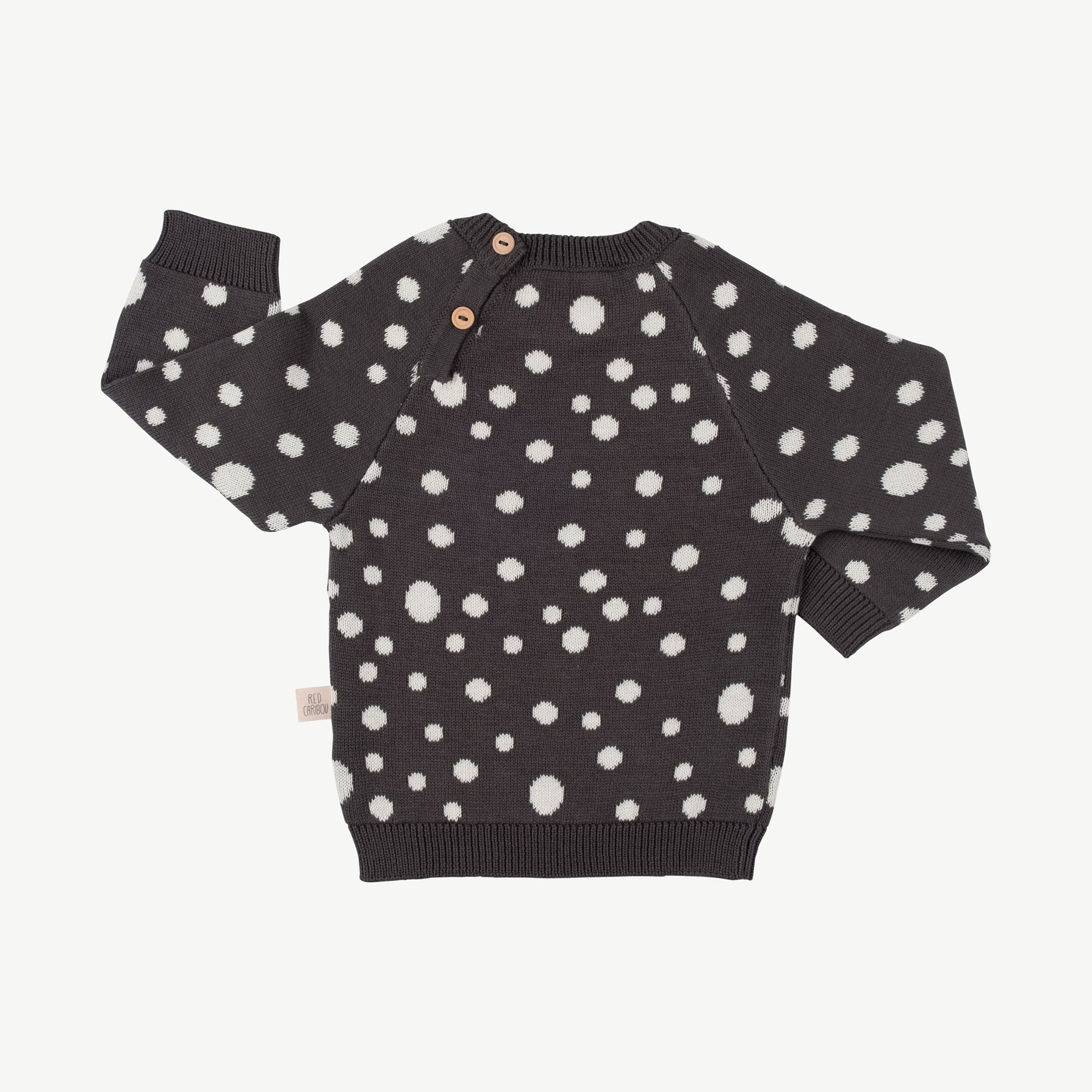 Chompa tejida 'the pack' dark shadow