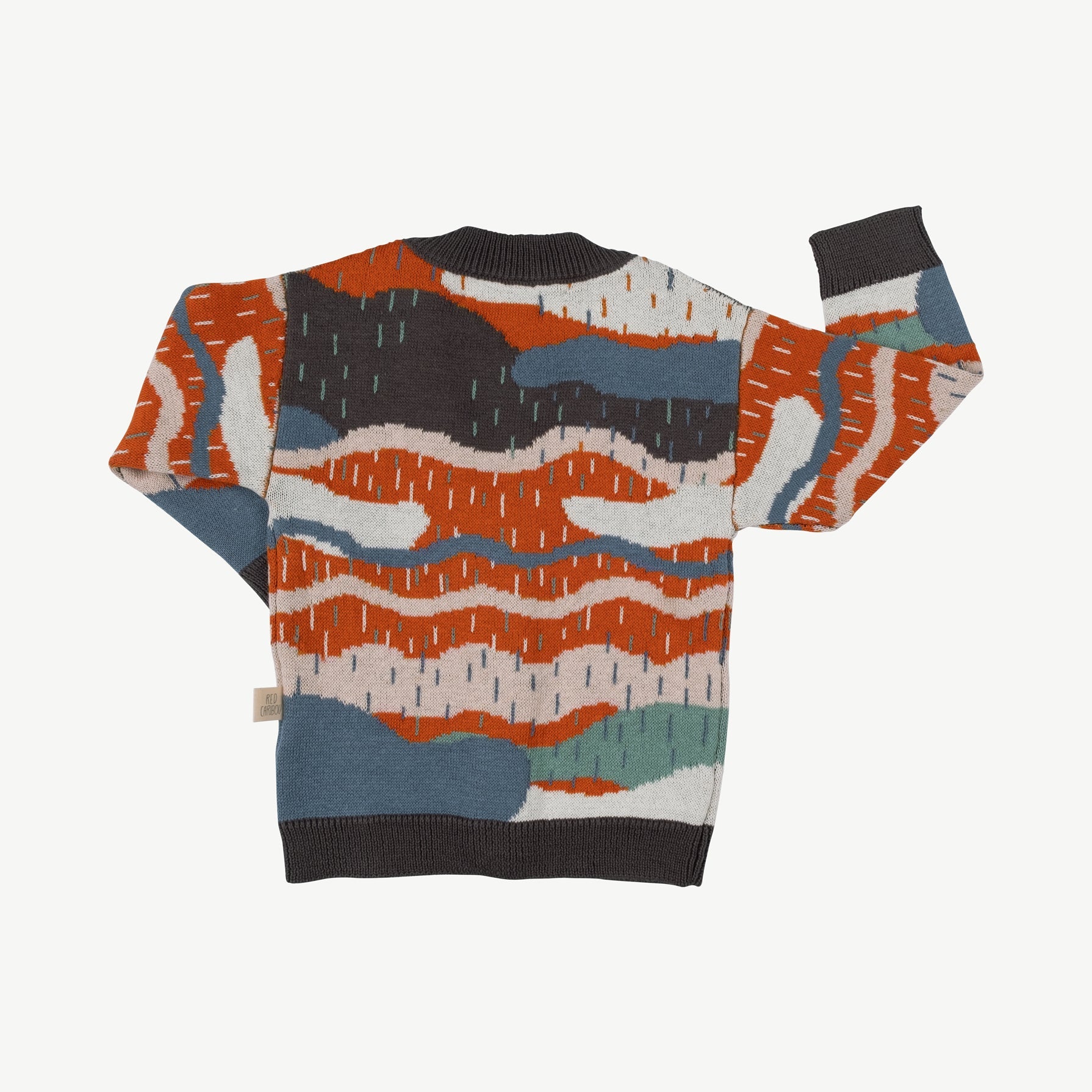 Cardigan tejido 'redwoods' dark shadow