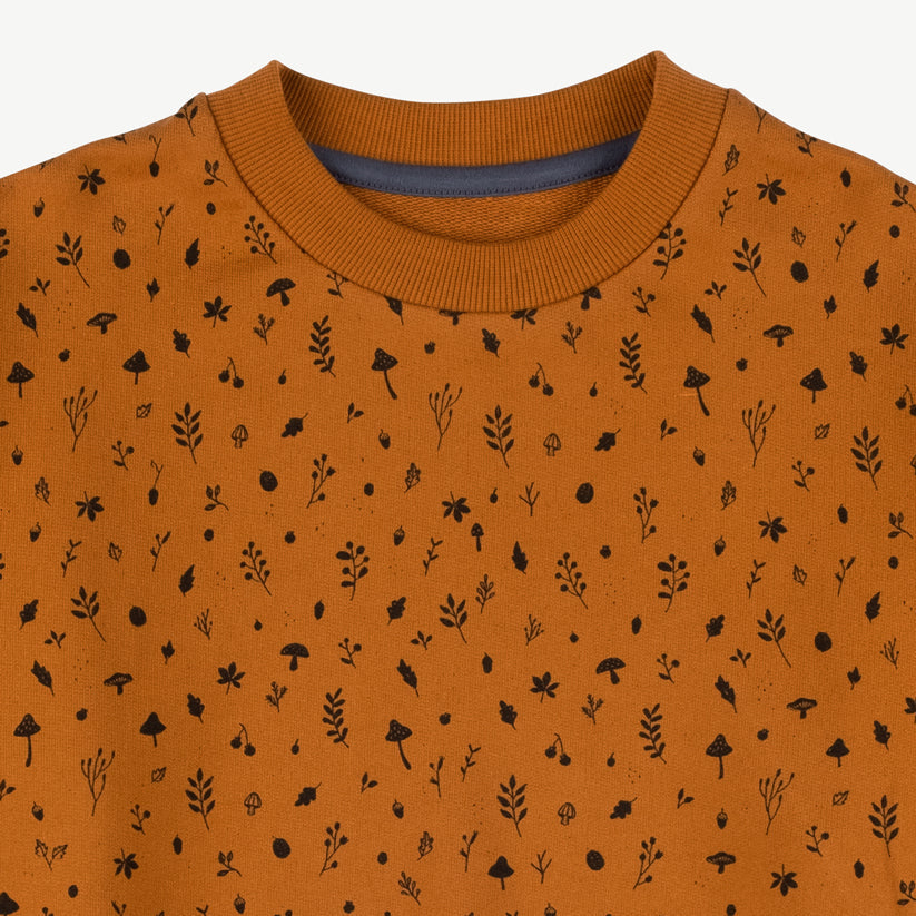 Sweatshirt 'woodland flora' sugar almond